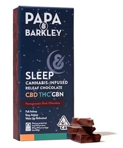 Papa & Barkley - Pomegranate Sleep Releaf CBN Dark Chocolate Bar