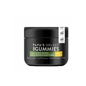 Papa & Barkley - Papa & Barkley - Garlic Cookies (Hint of Pineapple) Select Sour Ice Water Hash Infused Gummies 100mg