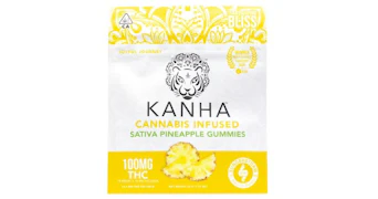 Kanha - Pineapple Gummies Sativa 100mg