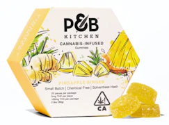 Papa & Barkley - Pineapple Ginger Hash Infused Kitchen Gummies 100mg
