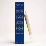 A Golden State - Night Sky Preroll 1g