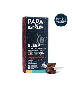 Papa & Barkley - Papa & Barkley - Sleep Dark Chocolate Pomegranate Bar 2:4:3