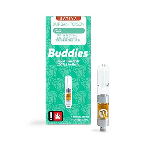 Buddies - Buddies - Durban Poison Live Resin Liquid Diamonds 1g