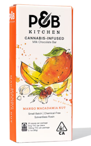 Papa & Barkley - Papa & Barkley - Mango Macadamia Nut Kitchen Milk Chocolate Bar 100mg