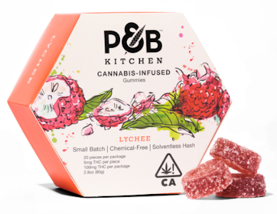 Papa & Barkley - Papa & Barkley - Lychee Hash Infused Kitchen Gummies 100mg
