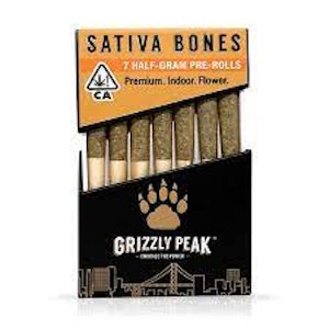 Grizzly Peak™ - Grizzly Peak - Sativa Bone Infused Preroll 7pk 3.5g