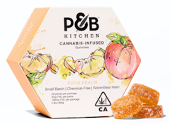 Papa & Barkley - Sour Peach Hash Infused Kitchen Gummies 100mg