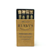 Henry's Original - Black Domina Preroll 4-Pack 2g