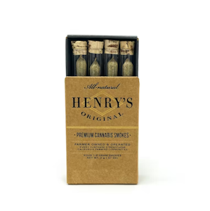 Henry's Original - Henry's Original - Black Domina Preroll 4-Pack 2g