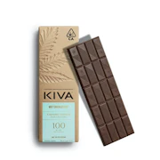 Kiva - Mint Chocolate Chip Dark Chocolate Bar 100mg