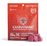Kanha - Nano Cranberry Pomegranate Gummies Sativa 100mg