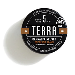 Terra - Espresso Beans Dark Chocolate Bites 100mg