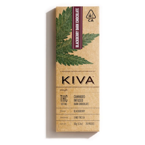 KIVA - Kiva - Blackberry Dark Chocolate Bar 100mg