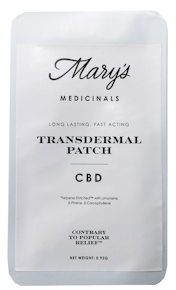 Mary's Medicinals - CBD Transdermal Patch