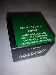 Moxie - Cannabis Brother Cookies and Chem Live Resin Sauce .5g