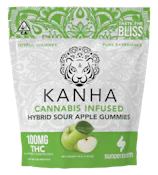 Kanha - Nano Sour Apple Gummies Hybrid 100mg