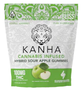 Kanha - Nano Sour Apple Gummies Hybrid 100mg