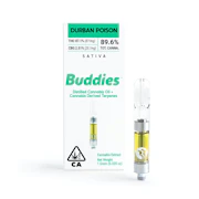 Buddies - Durban Poison x Lemon Party Live Resin Liquid Diamonds Cartridge 1g