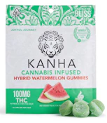 Kanha - G.A.D - Watermelon Gummies Hybrid 100mg