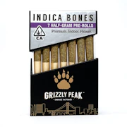 Grizzly Peak - Indica Bone Infused Prerolls 7pk  3.5g