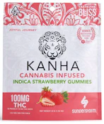 Kanha - G.A.D - Strawberry Gummies Indica 100mg
