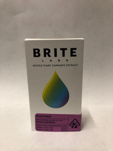 Brite Labs - Brite Labs - Velvet Purps Cartridge .5g