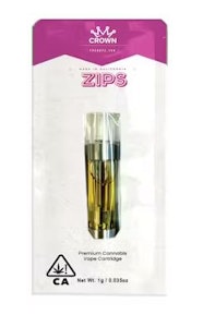 Crown Genetics - Zips SFV OG Vape Cartridge