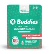 Live Resin Gummies Sour Watermelon 10ct (S)