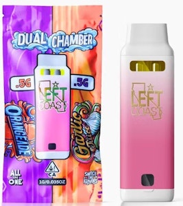LEFT COAST - Left Coast - 1G Dual Chamber - Orangeade / Garlic Juice