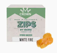 Zips by Crown White Fire Badder
