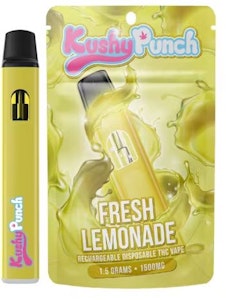 Kushy Punch - 1.5G Kushy Punch Vape - Fresh Lemonade